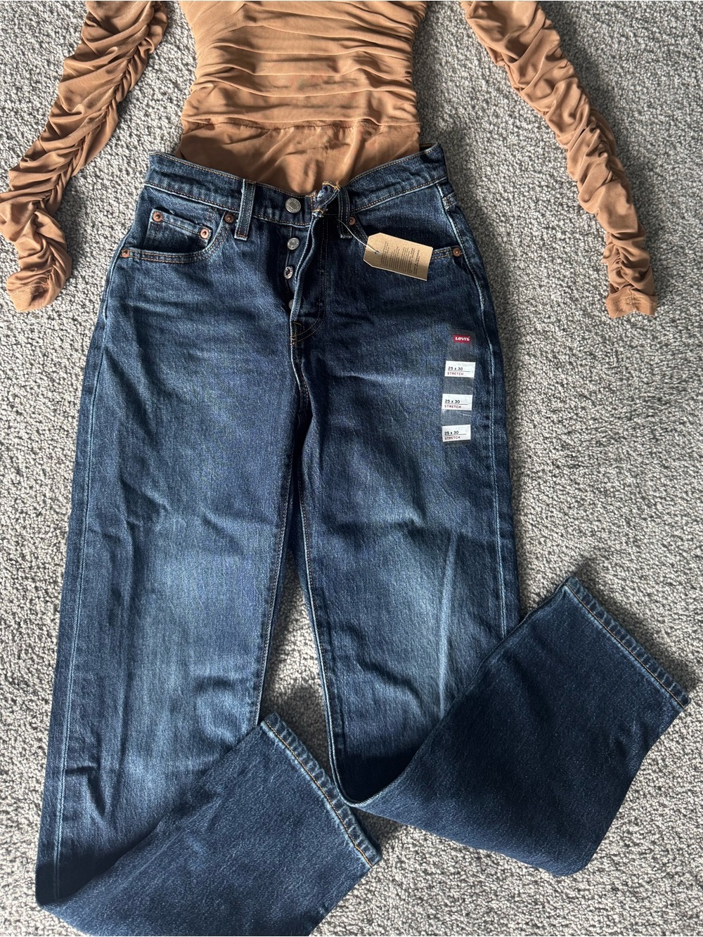 Levi's Women's Dark Blue Straight Leg Jeans